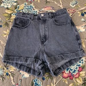 American apparel mom jean shorts